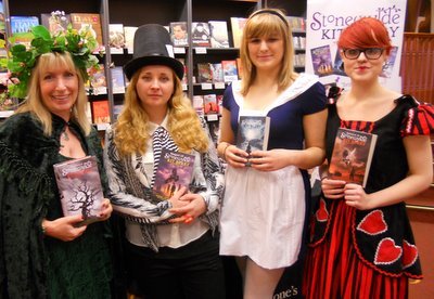 Kit Berry in Waterstones in Dorchester for World Book Day